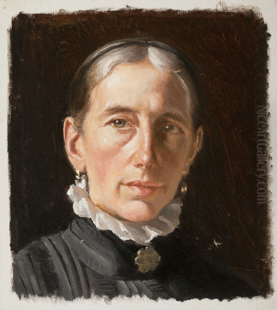 Marie Brondum. Studie. Oil Painting by Michael Peter Ancher