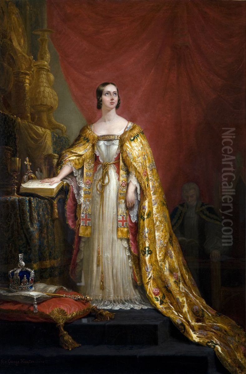Queen Victoria (1819-1901) Oil Painting by George Hayter