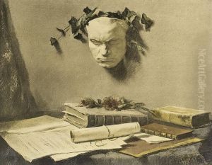 Still life with Beethoven Mask