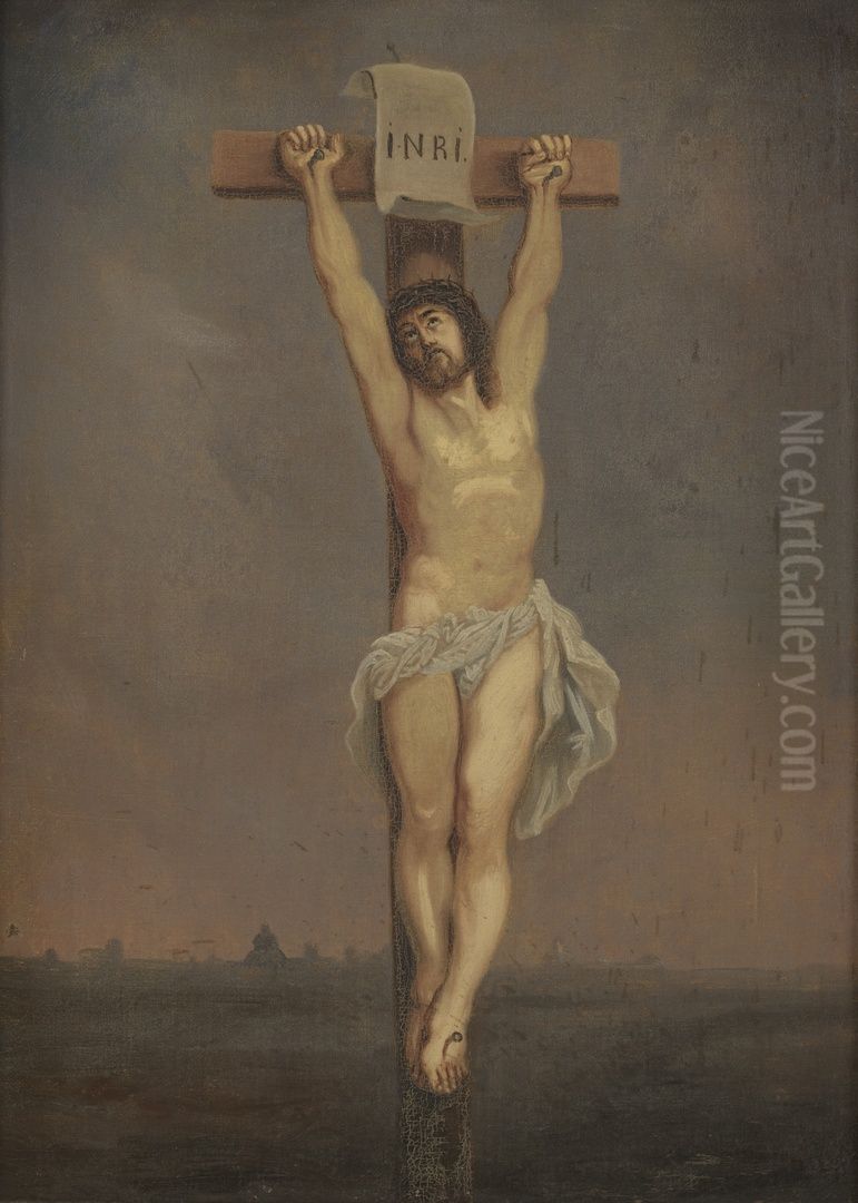 Christus aan het kruis Oil Painting by (studio of) Rubens, Peter Paul