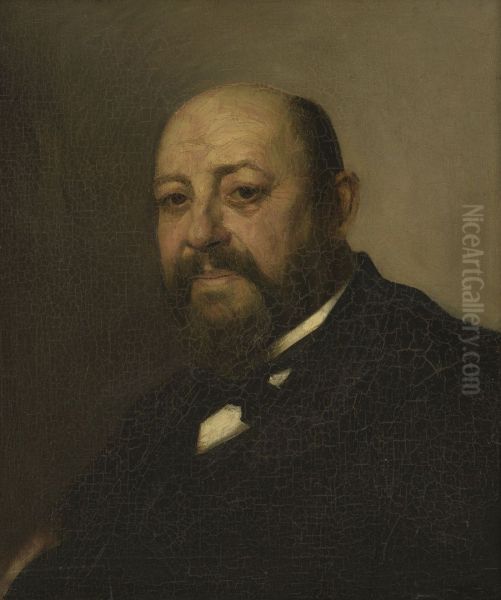 Portret van Alexander Roberti Oil Painting by Henri Goovaerts