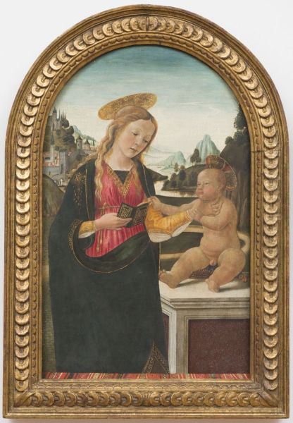 Madonna en kind Oil Painting by Domenico Ghirlandaio