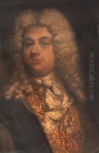 Portrait of Francesco Bernardi (1686-1758), detto Senesino Oil Painting by Unidentified painter