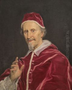 Ritratto di papa Clemente IX Rospigliosi benedicente