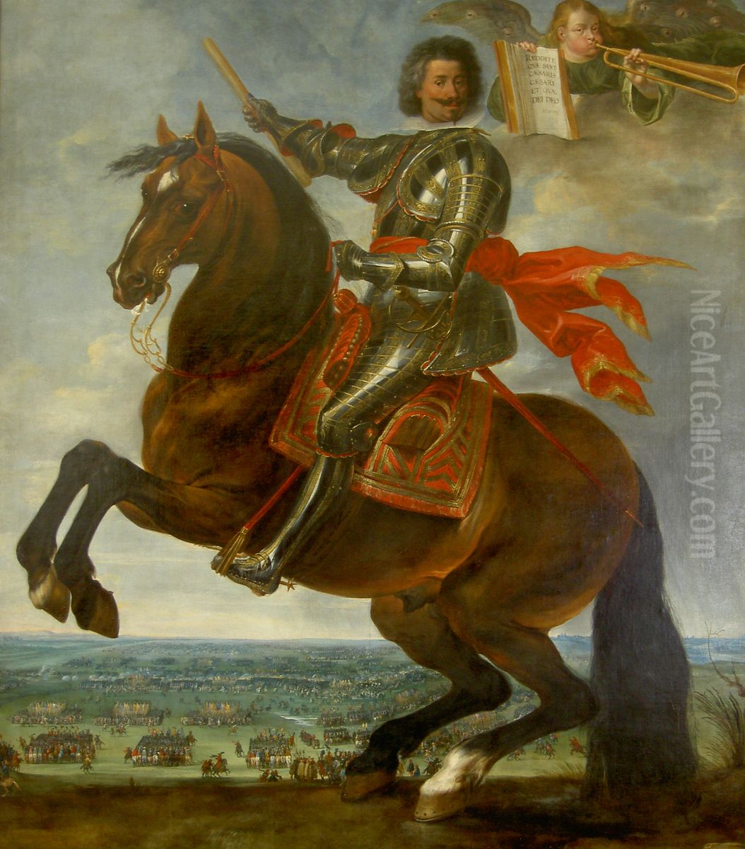 Charles Bonaventure de Longueval, Count of Bucquoy Oil Painting by Peter Snayers