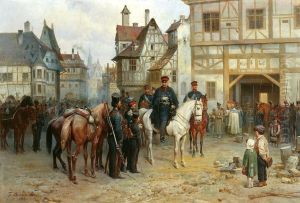 General Gebhard Leberecht von Blucherand Cossacks in Bautzen, 1813