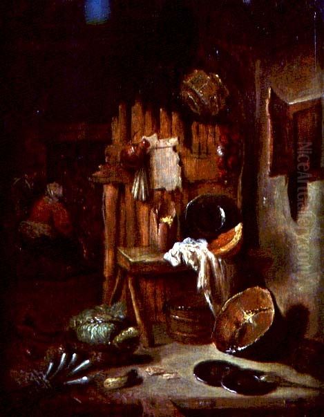 Peasant interior Oil Painting by Willem Kalf