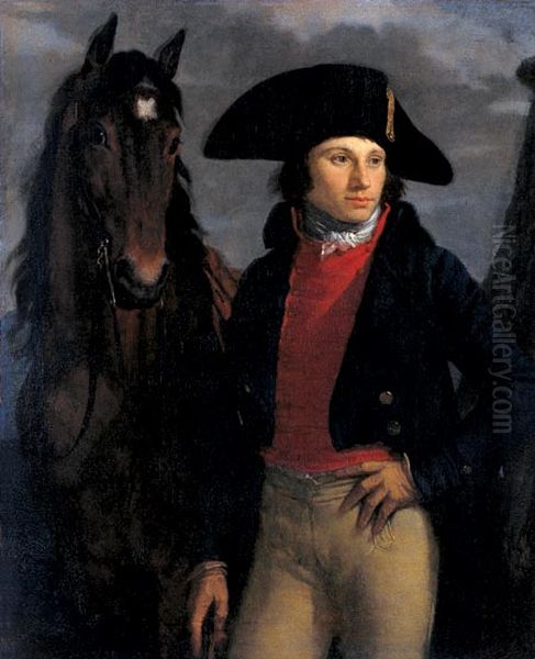 Portrait of Georges Anthony Oil Painting by Pierre-Paul Prud'hon