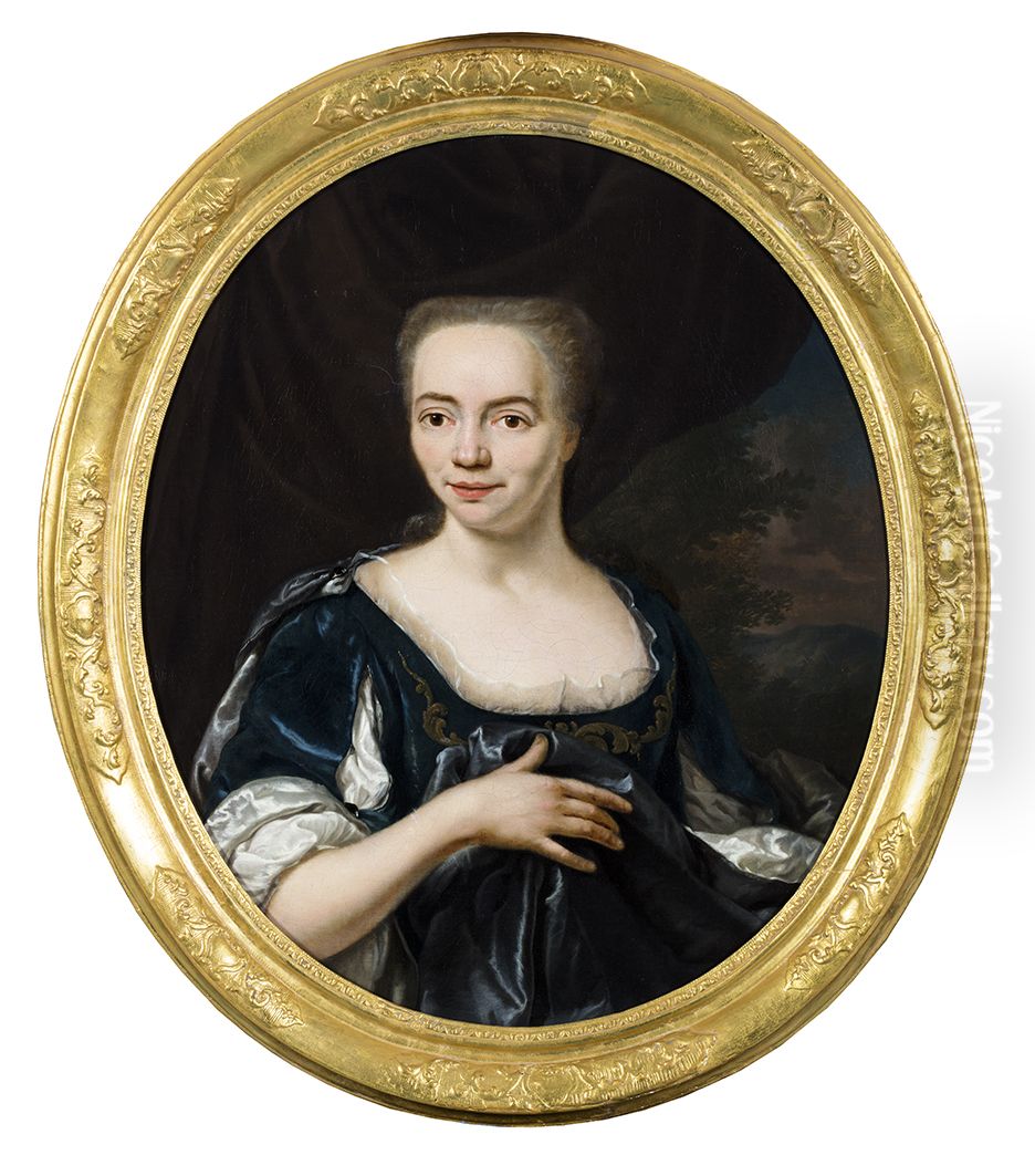 Arendina Cornelia Wolthers, Oil Painting by Jan Abel Wassenbergh I