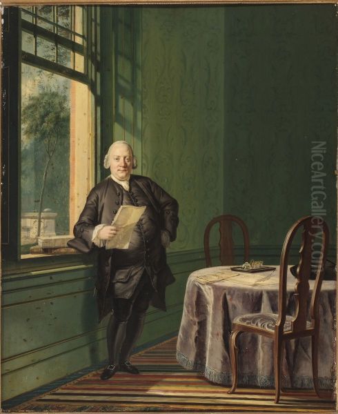 Portrait of an unknown man Oil Painting by Hendrik Pothoven