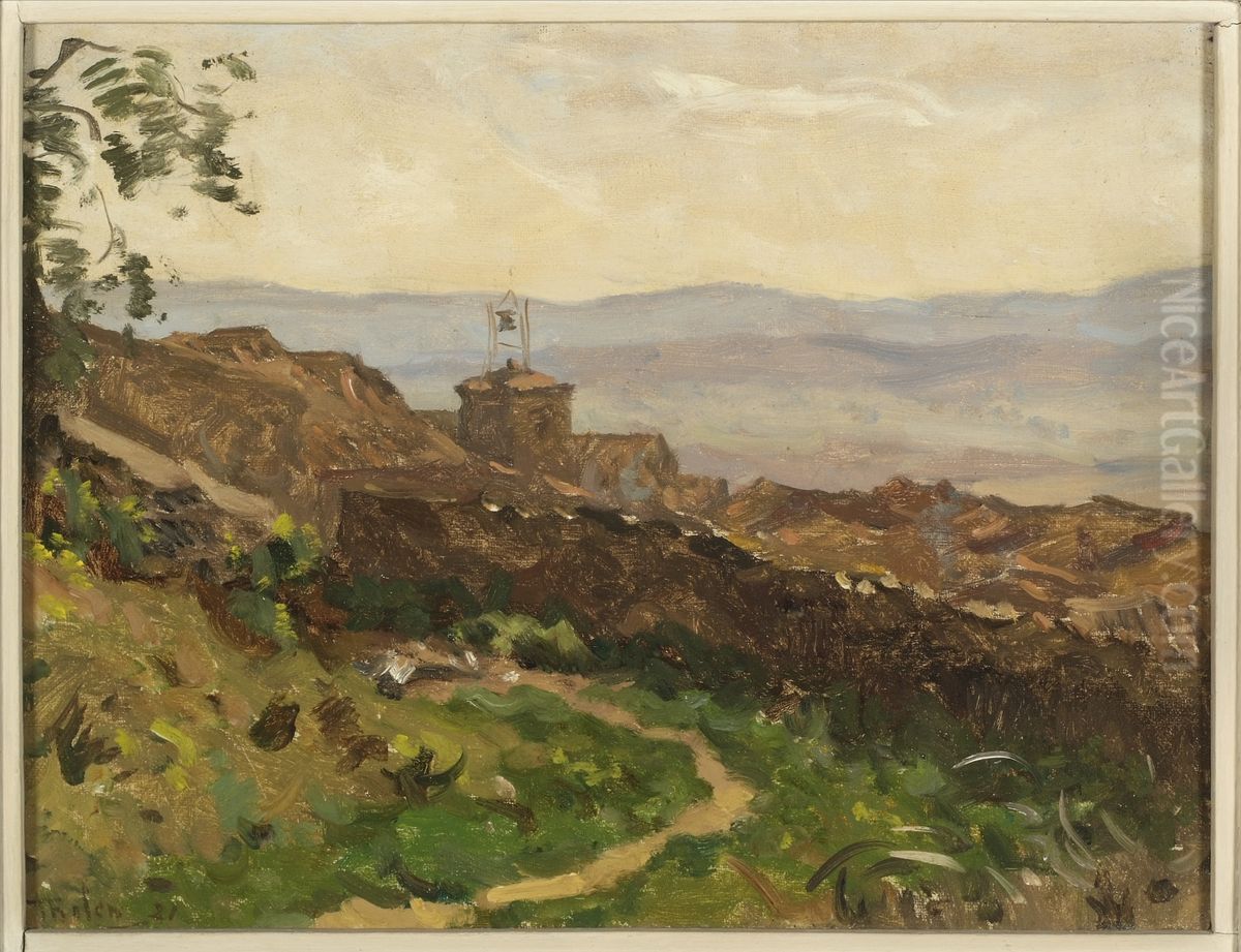 Grimaud. Oil Painting by Willem Bastiaan Tholen