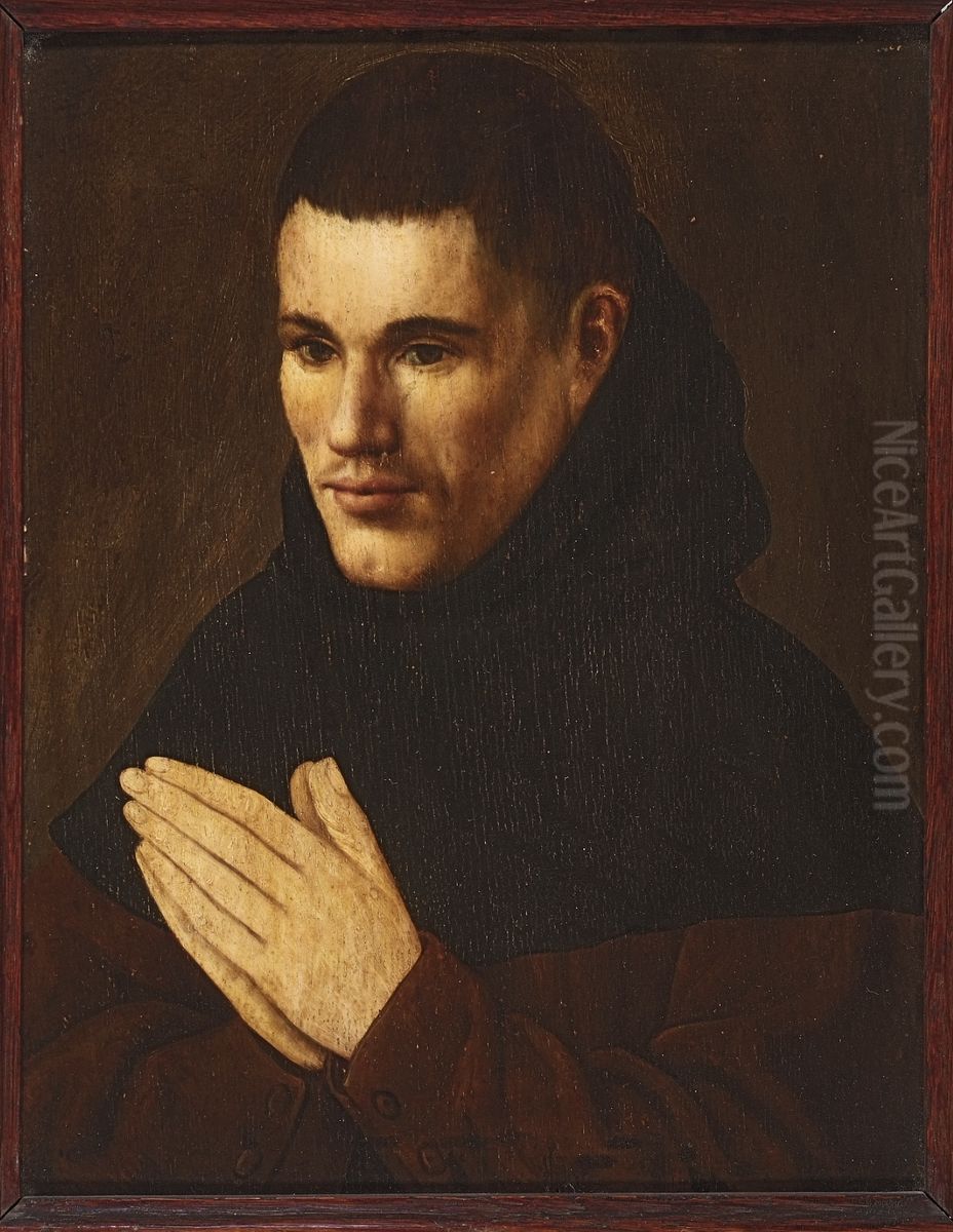 Portret van Gregorius Simpernels. Oil Painting by Jan Ariens Duif