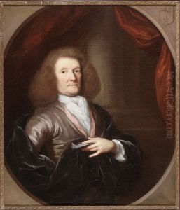 Portret van Hugo van Strijen (1646 - 1710), burgemeester van Gouda.