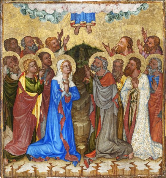 Ascension of Christ Oil Painting by Master of Vyssi Brod