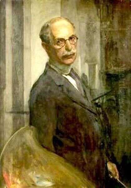 Self-portrait Oil Painting by Ignaz Gaugengigl