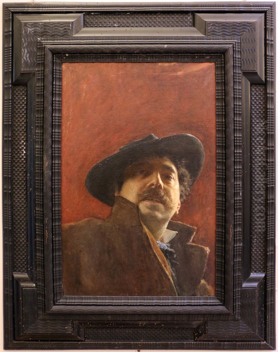 Self-portrait Oil Painting by Tullio Salvatore Quinzio