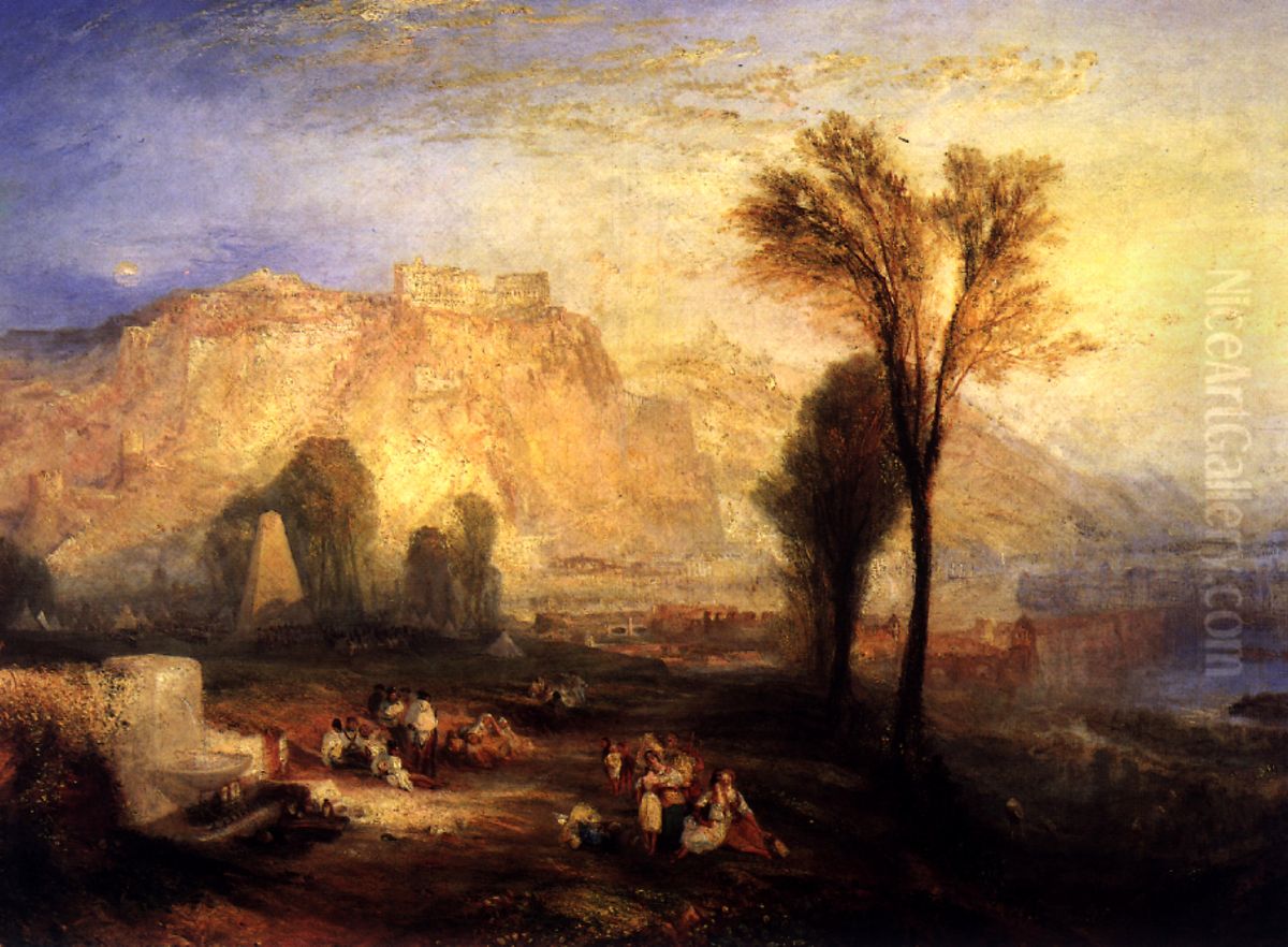 The Bright Stone of Honour and Tomb of Marceau Oil Painting by J. M. W. Turner