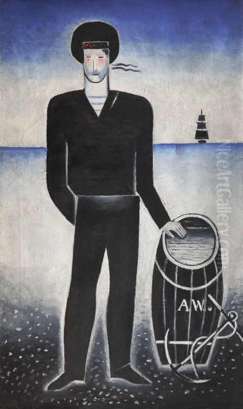 Sailor Oil Painting by Alois Wachsman