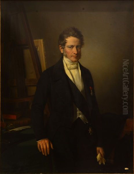 Fleury Richard. Oil Painting by Jean-Marie Jacomin