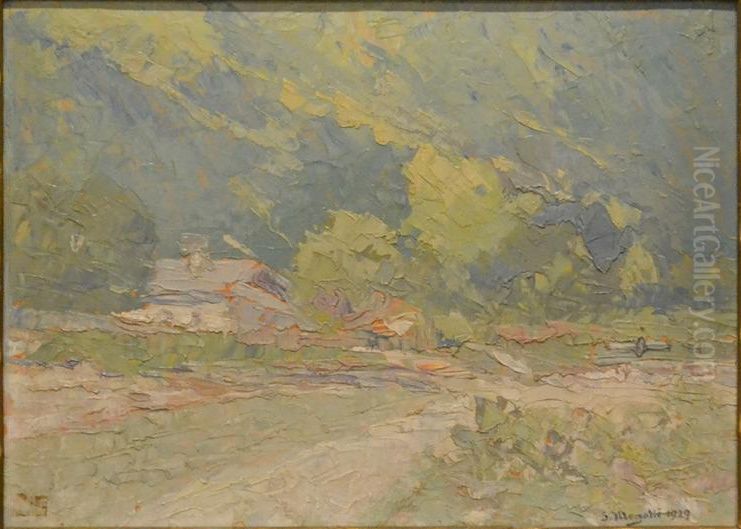 Gorenjska Oil Painting by Srecko Magolic