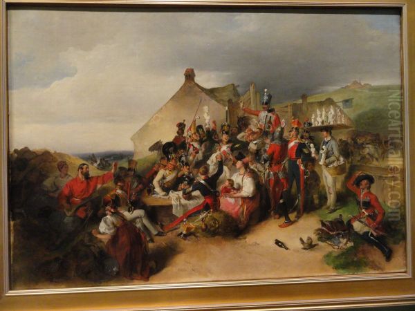 General staff guard resting Oil Painting by Peter Fendi