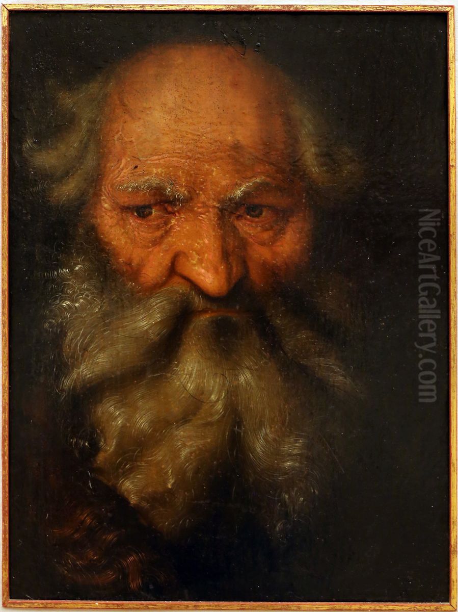 Kopf eines bartigen Alten Oil Painting by Hans Baldung Grien