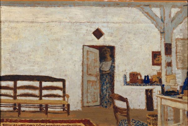 Misia a Villeneuve-sur-Yonne Oil Painting by Jean-Edouard Vuillard