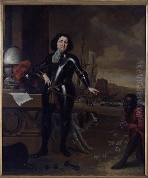Portret van vice-admiraal Gillis Schey Oil Painting by Jan Weenix