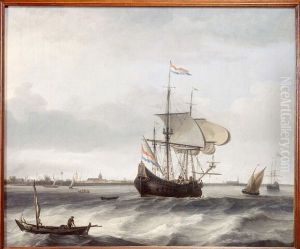 Een fluitschip op een onbekende rede Een fluitschip op een onbekende rede