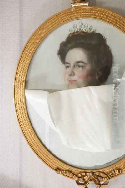 Portret Wilhelmina Oil Painting by Therese Schwartze