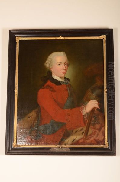 Stadhouder Willem V Oil Painting by Tethart Philipp Christian Haag