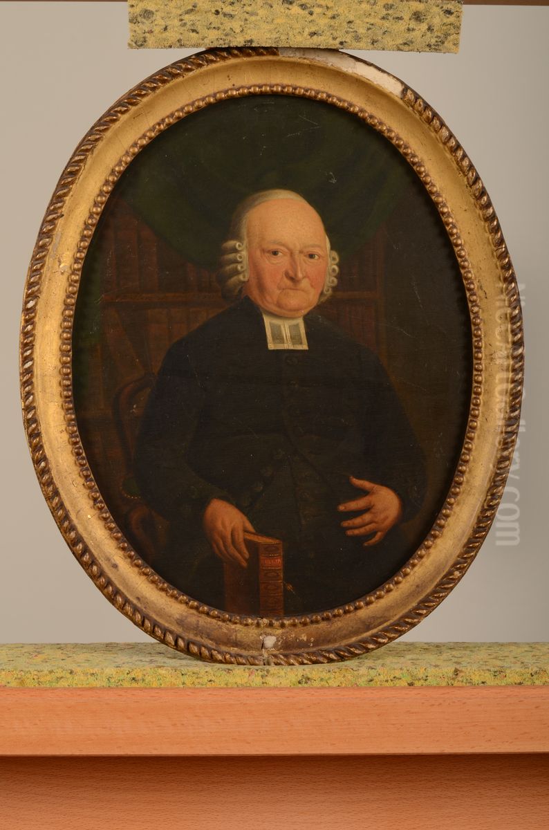 Portrait of Sigbertus Bucerus (1725-1805) Oil Painting by Johannes Petrus van Horstok