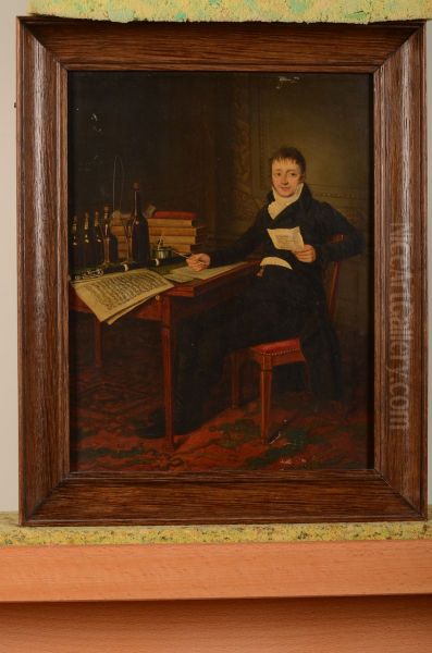 Portrait of Pieter de Leeuw (1768-1842) Oil Painting by Johannes Petrus van Horstok