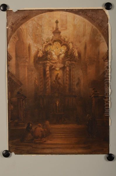 Lux in Tenebris Lucet Oil Painting by Johannes Bosboom