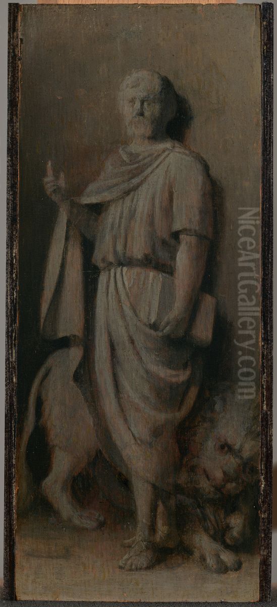 Vier evangelisten: Marcus Oil Painting by Caesar Van Everdingen