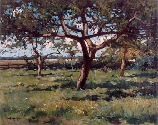 Fruitboomgaard Oil Painting by Paul Bodifee
