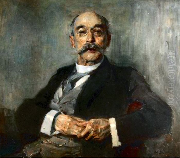 Portrait ofOtto Posse Oil Painting by Robert Sterl