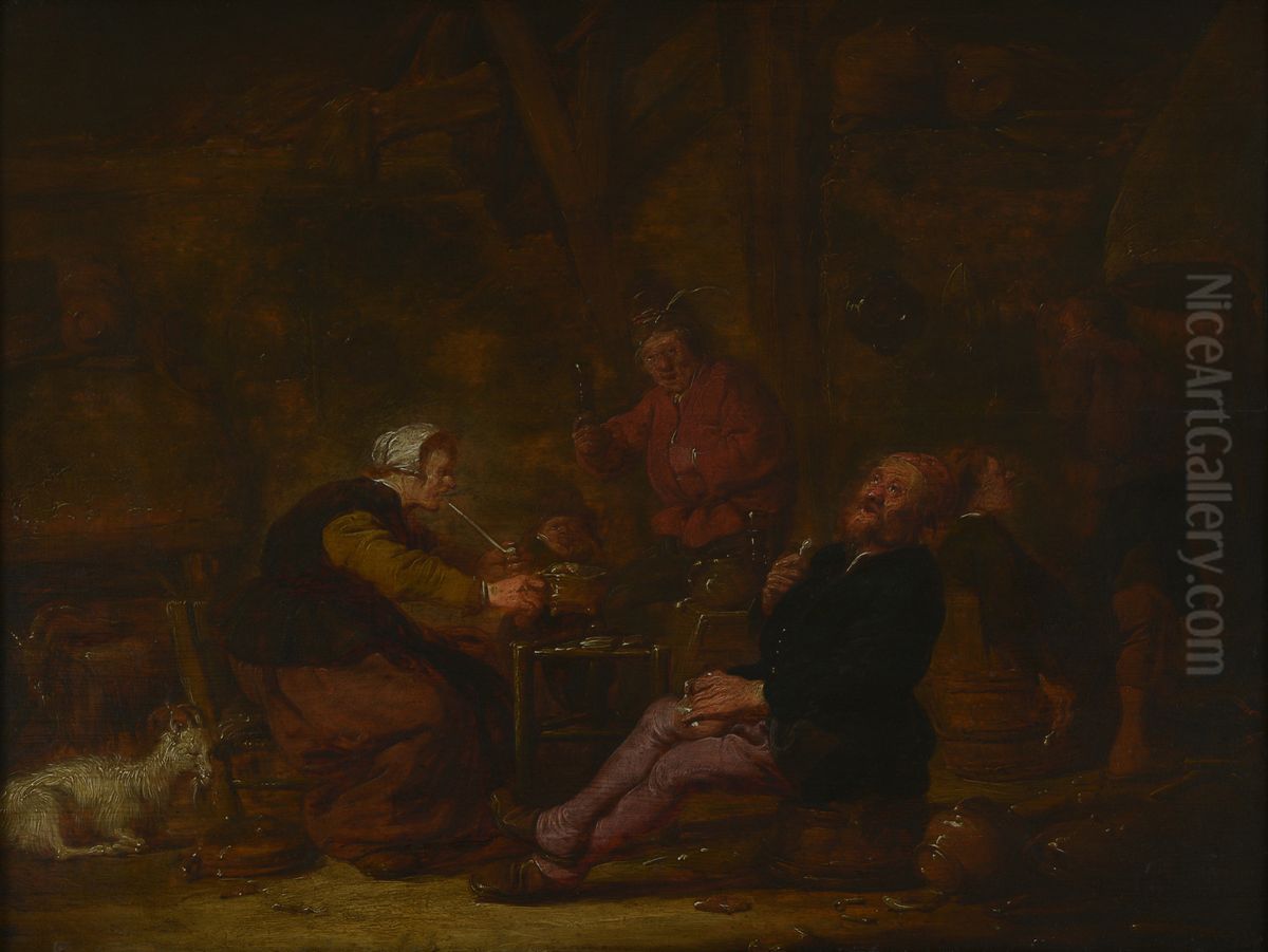 Herberginterieur Oil Painting by Benjamin Gerritsz Cuyp