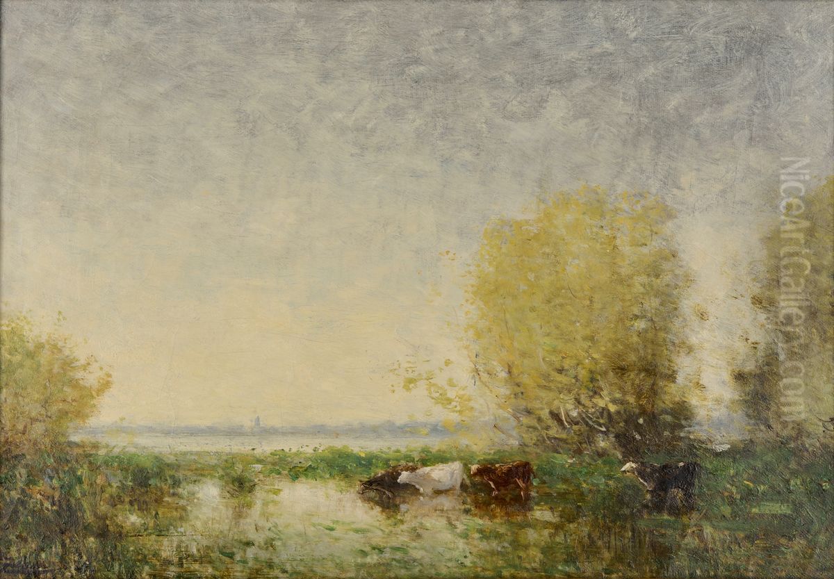 L'abreuvoir Oil Painting by Felix Ziem L'abreuvoir Oil Painting by Felix Ziem
