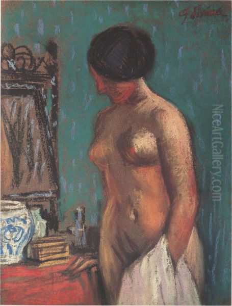 luo fu (jingno qian) Oil Painting by Fujishima Takeji