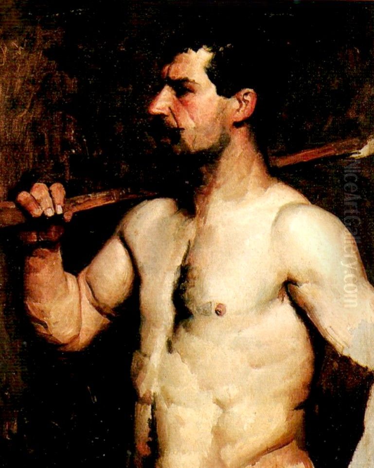 Estucio anatomico. Oil Painting by Cristobal Rojas