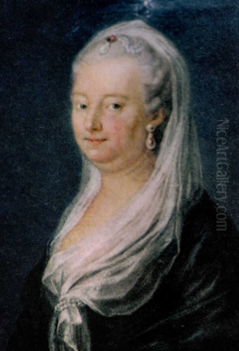 Nicole de Chedville, married Brequin Oil Painting by Joseph Ducreux