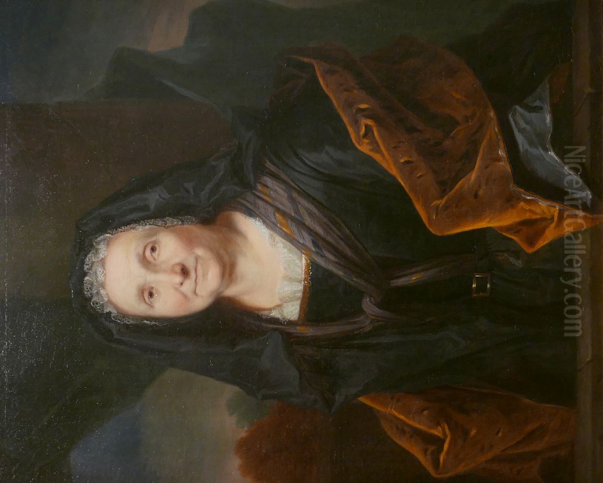 Mrs Dupuy Oil Painting by Jean Ranc