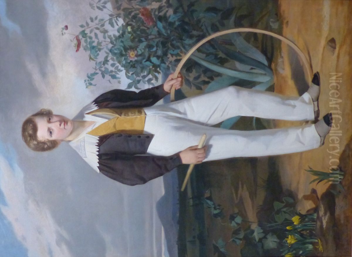 Portrait d'Edmond Rouet Oil Painting by Frederic Peyson