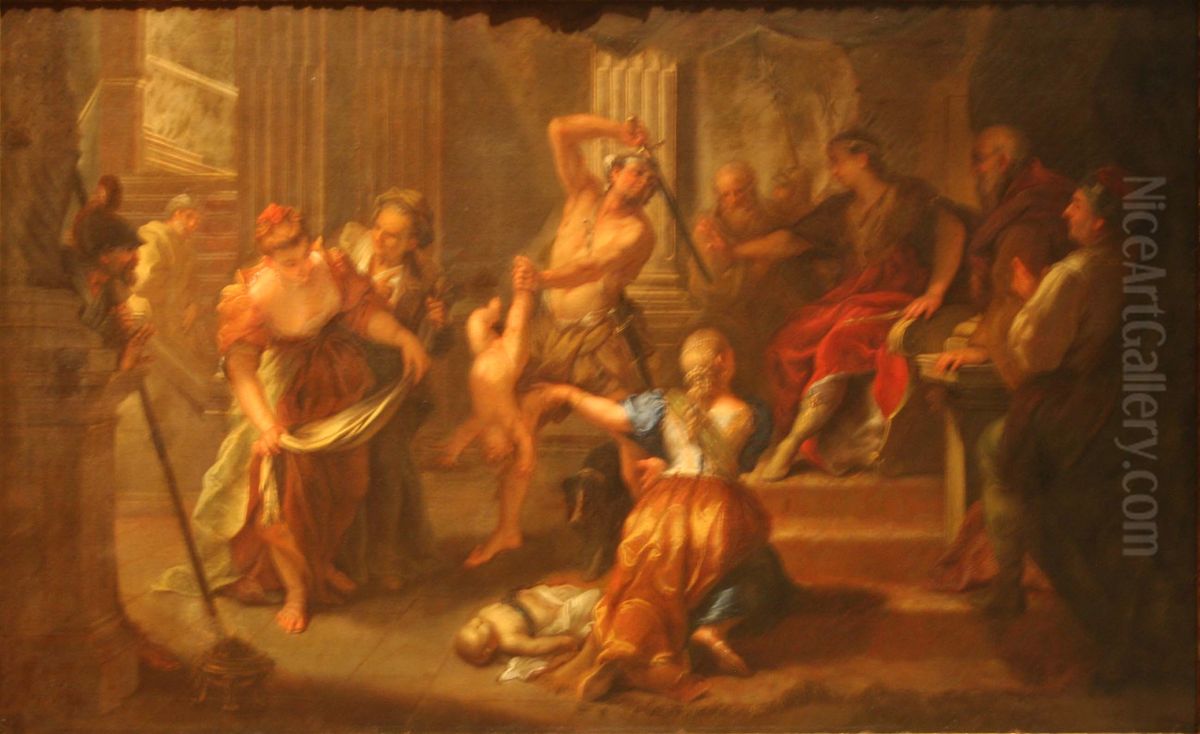 Le Jugement de Salomon Oil Painting by Jean Raoux