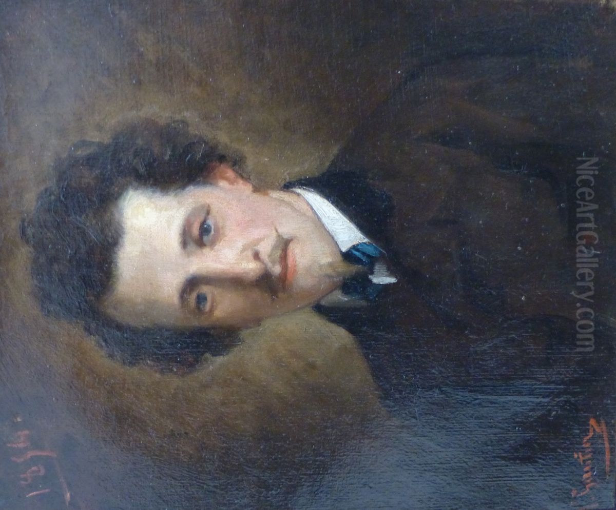 Paul Ferdinand Gachet Oil Painting by Amand Gautier