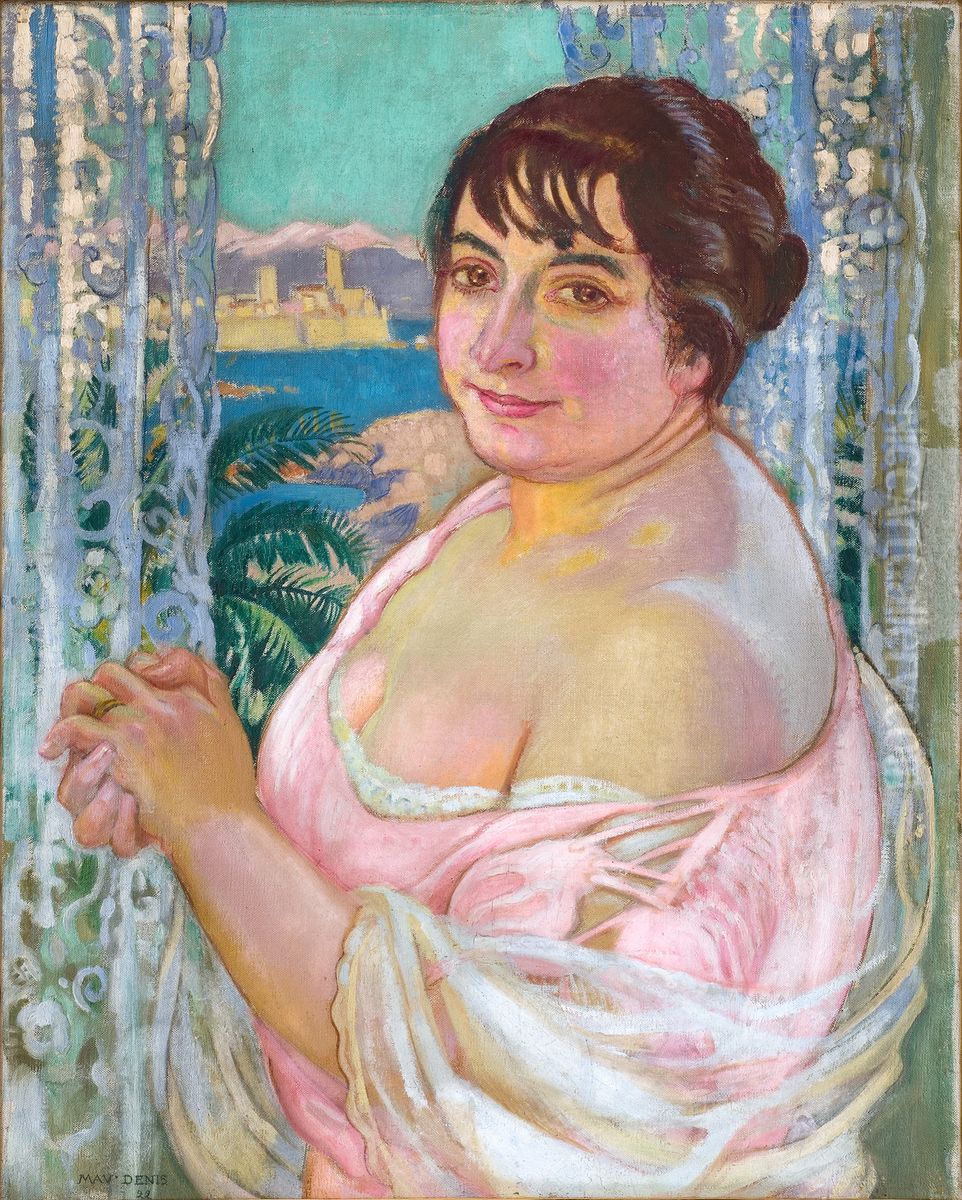 Portrait d'Elisabeth Denis Oil Painting by Maurice Denis