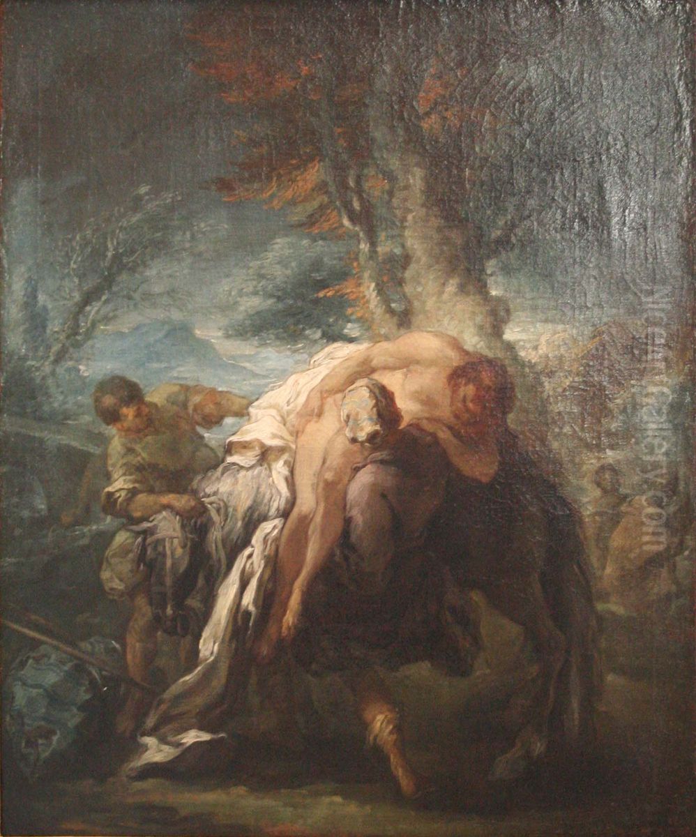the Good Samaritian Oil Painting by Charles-Andre van Loo the Good Samaritian Oil Painting by Charles-Andre van Loo