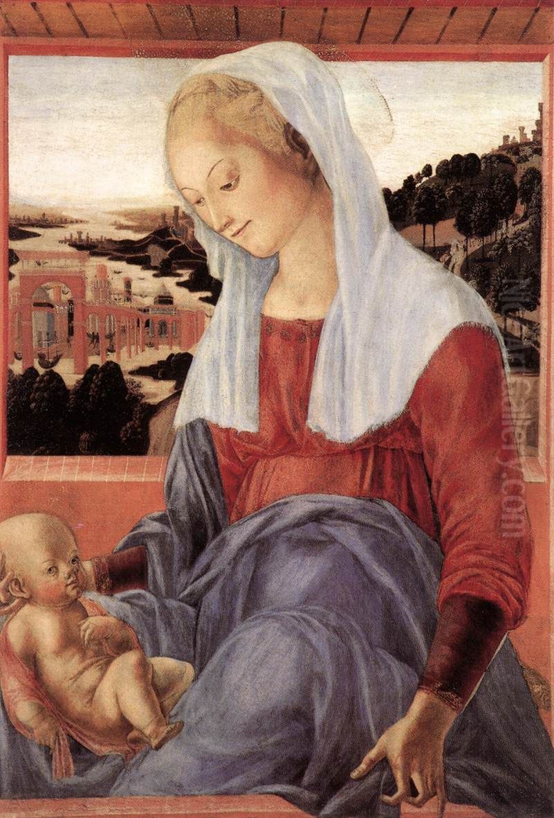 Madonna and Child Oil Painting by Francesco di Giorgio