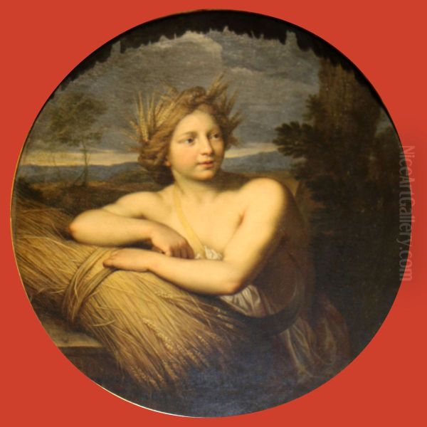 Allegorie de l'Ete Oil Painting by Pierre Ii Mignard